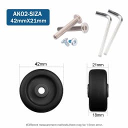 Traveling Luggage Wheels Repair Suitcase Accessories Fashion New Universal Wheels Replacement 360 Spinner Luggage Casters