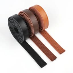 120cm Genuine Leather + Webbing Tapes for Trim Sewing Material Safety Belt Knapsack Strap Bag Buckles Clothing Accessories