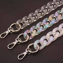 DIY Chunky Acrylic Chains Strap For Handbag Shoulder Crossbody Bag Clear Big Resin Chain For Jewelry AB Colorful Bag Accessories