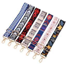 O Bag DIY Bag Strap for Women Shoulder Bag Hanger Colored Belt Bag Accessories Adjustable Rainbow Handbag Strap Chain Decorative