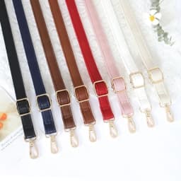 1.2CM Pu Leather Shoulder Bag Strap Replacement Purse Belt Adjustable Bag Belts DIY Handbag Handle Strap Bag Accessories
