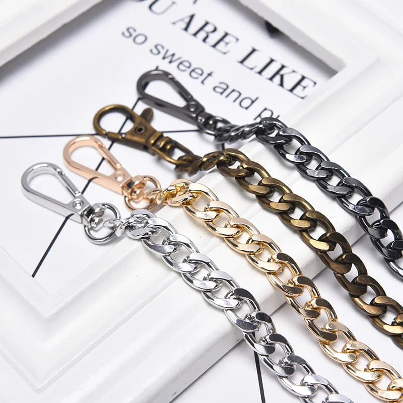DIY Bag Strap Chain Wallet Handle Crossbody Accessories Purse Strap Chain Women's bag Replaced Bag Spare Parts