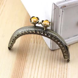 5pcs/lot 8.5cm Semicircle Lotues Beads Metal Purse Frame Kiss Clasp 10colors Frame Kiss Clasp Lock DIY Craft wallet Accessaries