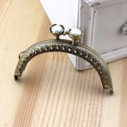 5pcs/lot 8.5cm Semicircle Lotues Beads Metal Purse Frame Kiss Clasp 10colors Frame Kiss Clasp Lock DIY Craft wallet Accessaries