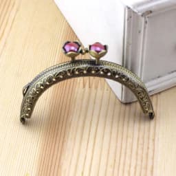 5pcs/lot 8.5cm Semicircle Lotues Beads Metal Purse Frame Kiss Clasp 10colors Frame Kiss Clasp Lock DIY Craft wallet Accessaries