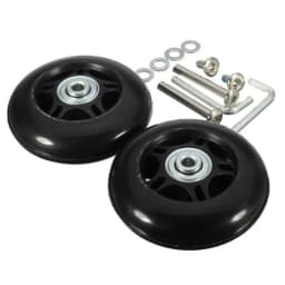 Suitcase Parts Axles Silent Travel Luggage Wheels with Metal Bearings Resistant Wheels Casters Repair Kit Replacement Axles