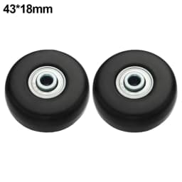 Suitcase Parts Axles Silent Travel Luggage Wheels with Metal Bearings Resistant Wheels Casters Repair Kit Replacement Axles