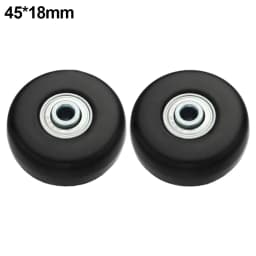 Suitcase Parts Axles Silent Travel Luggage Wheels with Metal Bearings Resistant Wheels Casters Repair Kit Replacement Axles