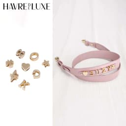 Letters DIY metal hardware badge for women's bags durable fashion high quality love bee star bag accessories