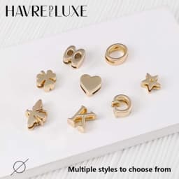 Letters DIY metal hardware badge for women's bags durable fashion high quality love bee star bag accessories
