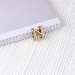 Letters DIY metal hardware badge for women's bags durable fashion high quality love bee star bag accessories