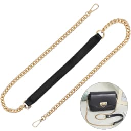 47 Inch PU Leather Purse Handles Chain Strap Shoulder Crossbody Chain Handbag Replacement Strap