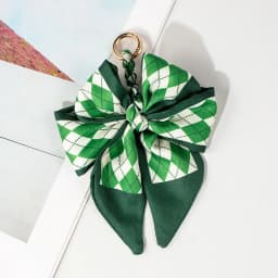 New Fashion Keychain for Women Small Bow Woven Bag Pendant Bag Hanging Accessories Adjustment Bag Extension Chain Bow Bag Strap