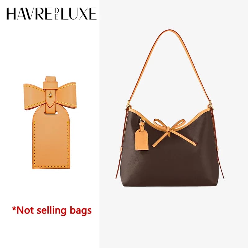 Bow leather charm for carryall women bag fashion durable exquisite workmanship bag decoration bag accessories