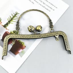 Deepeel 20.5cm Embossed HandBag Handle Purse Clourse Kiss Clasp Wallet Metal Frame Sewing Brackets DIY Handmade Bags Accessories