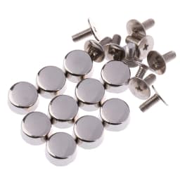 10sets Feet Screw DIY Leather Buttons Screw Wear Protection Bag Bottom Studs Rivets For Bag For Bags Hardware Belt Accessories