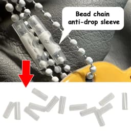 50Pcs Bead Chain Anti-lost Cover Pendant Chain Protective Cover Prevent Bag Ornament From Falling Off Acrylic Anti-Loss Cover