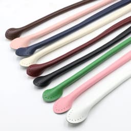 2Pcs/Pair Genuine Cow Leather Bag Strap 40cm 50cm 60cm Handle Straps Replacement Bag Handle for Handbag DIY Accessories