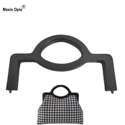One Piece Wholesale China Factory 30 Cm Coffee Wooden Purse Frame Bag Handle DIY Accessories Wood Obag Handle Purse Frame