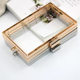 15cm Gold / Silver Screw DIY Bag Hardware Parts Metal Purse Frame Wallet Obag Handle Wholesale Diy Frame Purse Wholesale