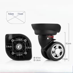 Luggage Accessories Suitable for Ameriacan Tourister Wheels Repair Samsonite Wheel Replacement Travel Suitcase Casters