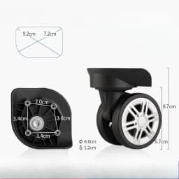 Luggage Accessories Suitable for Ameriacan Tourister Wheels Repair Samsonite Wheel Replacement Travel Suitcase Casters