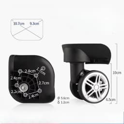 Luggage Accessories Suitable for Ameriacan Tourister Wheels Repair Samsonite Wheel Replacement Travel Suitcase Casters