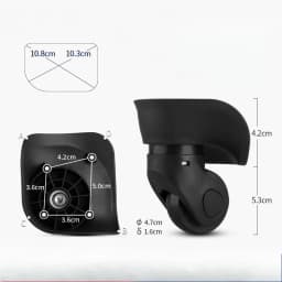Luggage Accessories Suitable for Ameriacan Tourister Wheels Repair Samsonite Wheel Replacement Travel Suitcase Casters