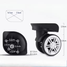 Luggage Accessories Suitable for Ameriacan Tourister Wheels Repair Samsonite Wheel Replacement Travel Suitcase Casters