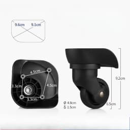 Luggage Accessories Suitable for Ameriacan Tourister Wheels Repair Samsonite Wheel Replacement Travel Suitcase Casters