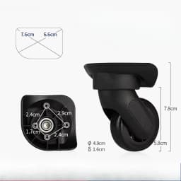 Luggage Accessories Suitable for Ameriacan Tourister Wheels Repair Samsonite Wheel Replacement Travel Suitcase Casters