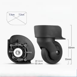 Luggage Accessories Suitable for Ameriacan Tourister Wheels Repair Samsonite Wheel Replacement Travel Suitcase Casters