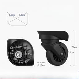 Luggage Accessories Suitable for Ameriacan Tourister Wheels Repair Samsonite Wheel Replacement Travel Suitcase Casters