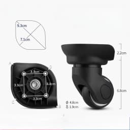 Luggage Accessories Suitable for Ameriacan Tourister Wheels Repair Samsonite Wheel Replacement Travel Suitcase Casters