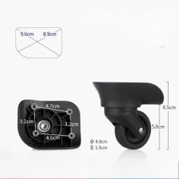 Luggage Accessories Suitable for Ameriacan Tourister Wheels Repair Samsonite Wheel Replacement Travel Suitcase Casters