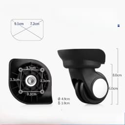 Luggage Accessories Suitable for Ameriacan Tourister Wheels Repair Samsonite Wheel Replacement Travel Suitcase Casters