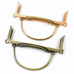 1/2Pcs Deepeel 22cm Metal Purse Frame Embossed Handbag Handle DIY Handmade Wallet Kiss Clasp Bag Sewing Brackets for Making Bags