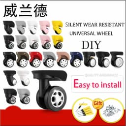 Luggage Replacement Wheels Suitcase on Wheels Replacement 14-30 Inch Luggage Accessories Silent Wheels for A  Luggage Casters