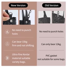 CRAZYSMITH Transformation Buckles for Issey Miyake Underarm Crossbody Replacement Bag Strap Anti-wear Buckle Bag Strap Connector