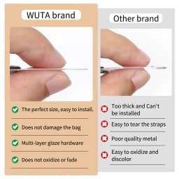 CRAZYSMITH Transformation Buckles for Issey Miyake Underarm Crossbody Replacement Bag Strap Anti-wear Buckle Bag Strap Connector