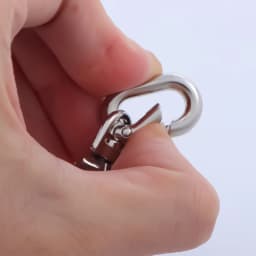2pcs Swivel Clasp Clip, Metal Lobster Claw Clasps, Swivel Clasp with Key Rings for Keychain Making, DIY Crafts