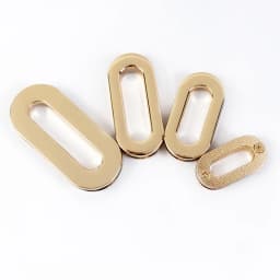 4Pcs Deepeel 18/25/32/38mm Metal Eyelets Screw Buckle Oval Grommet Hook for Bags Strap Shoes Clasp Luggage Hardware Accessories