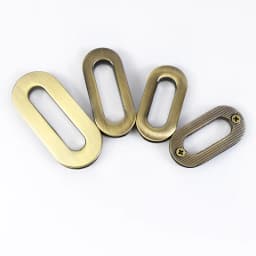 4Pcs Deepeel 18/25/32/38mm Metal Eyelets Screw Buckle Oval Grommet Hook for Bags Strap Shoes Clasp Luggage Hardware Accessories