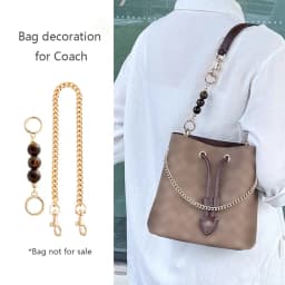 Bag Extension Chain For Coach Rowan21 Bag Decoration Chain Beaded Pendant Fashion Bag Chain Transformation Accessories