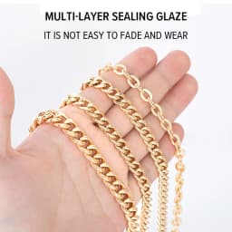 CRAZYSMITH Metal Bag Chain Transformation Bag Strap Replacement Underarm Crossbody Shoulder Handbag Extension Chains Accessories