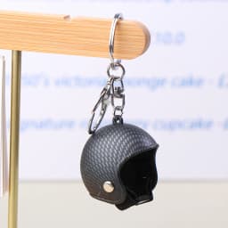 Creative Helmet Key Chain Pendant Fashion Safety Helmet Car Key Ring Bag Charm Decoration Motorcycle Club Fan Gift
