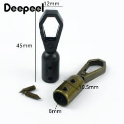 2/4/10/20Pcs Metal Bag Buckles Strap Cord Lock Tassel Cap Clip Clasp for Bags Straps Handbag Decor Hook Hardware Accessories