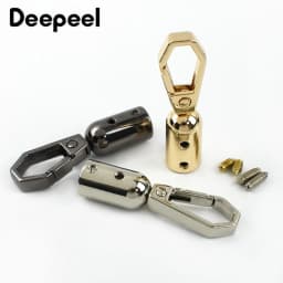 2/4/10/20Pcs Metal Bag Buckles Strap Cord Lock Tassel Cap Clip Clasp for Bags Straps Handbag Decor Hook Hardware Accessories