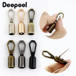 2/4/10/20Pcs Metal Bag Buckles Strap Cord Lock Tassel Cap Clip Clasp for Bags Straps Handbag Decor Hook Hardware Accessories
