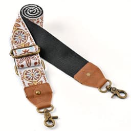 Ethnic Embroidery Wide Purse Straps For Women Shoulder Crossbody Bags,Replacement Guitar Strap,Wide Purse Strap For Handbags